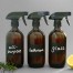 3 Amber Spray Bottles