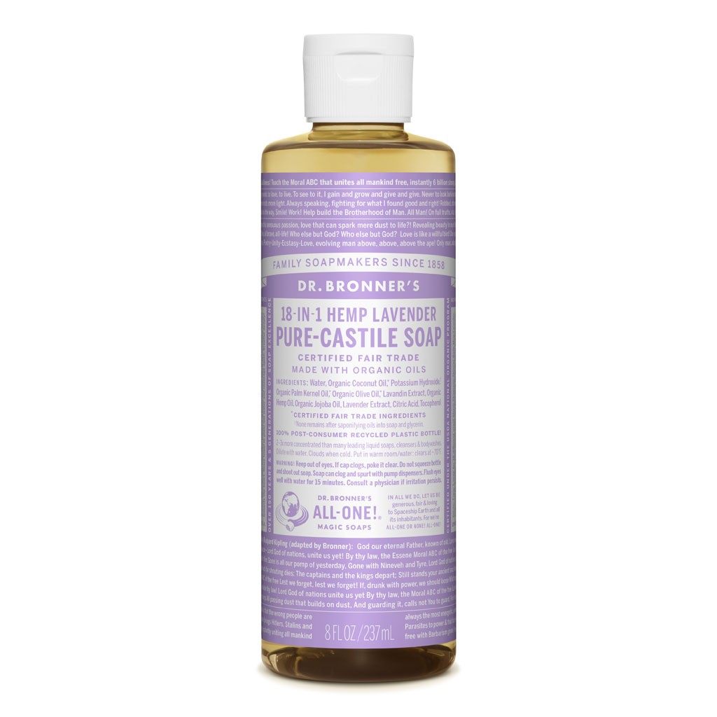 Dr. Bronner’s Pure Castile Liquid Soap – Lavender
