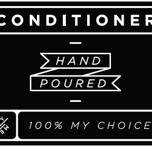 ByMe Black waterproof label decal, Conditioner