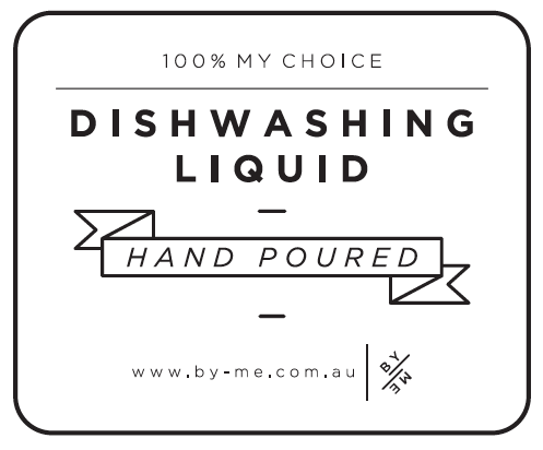ByMe waterproof designer decal - DISHWASHING