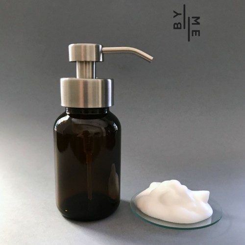 Glass foaming soap pump