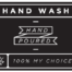 ByMe black designer decal - hand wash