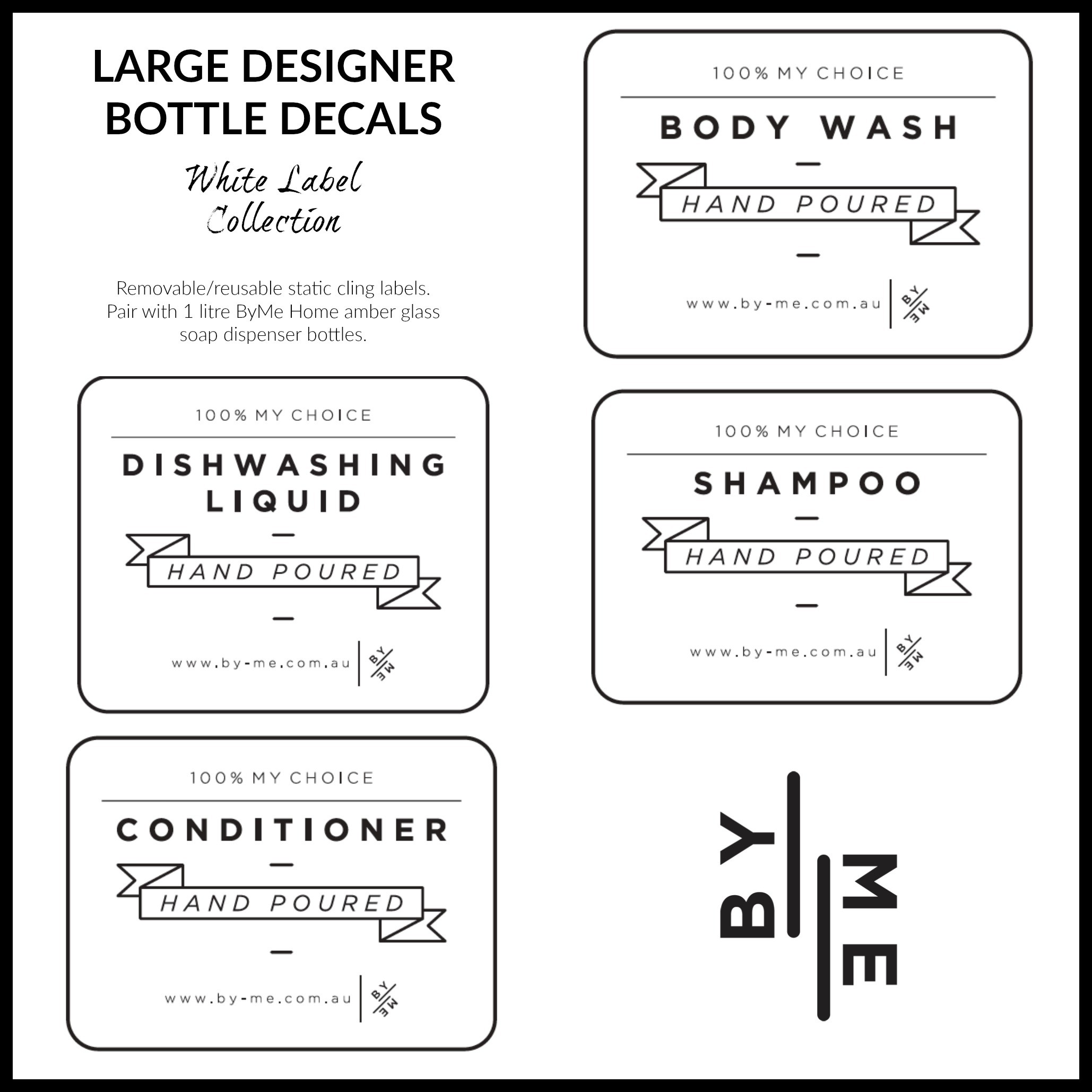 LARGE Dishwashing Decal - White - Image 3