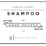 ByMe small shampoo waterproof decal