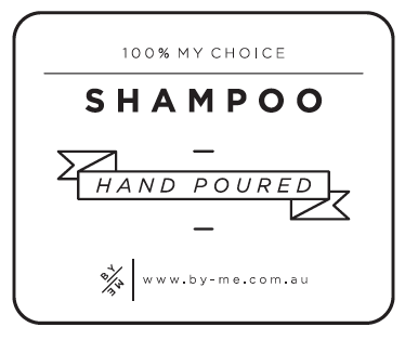 ByMe small shampoo waterproof decal