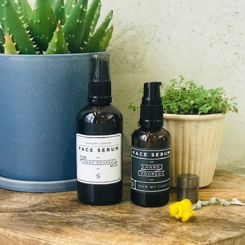 Glass Gel Pump Bottles