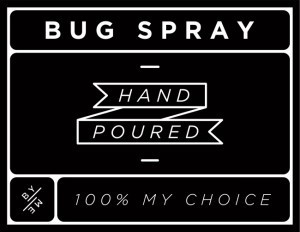Mini Black Bug Spray Decal