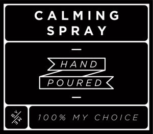 Mini Black Calming Spray Decal