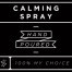 Mini Black Calming Spray Decal