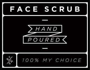 Mini Black Face Scrub Decal