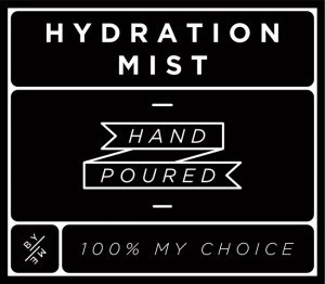 Mini Black Hydration Mist Decal