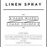 Medium White Linen Spray Decal