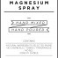 Medium White Magnesium Spray Decal