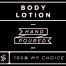 Mini Black Body Lotion Decal