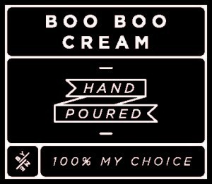 Mini Black Boo Boo Cream Decal