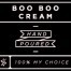 Mini Black Boo Boo Cream Decal