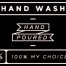 Mini Black Hand Wash Decal