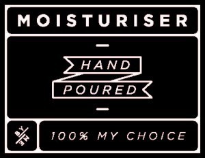 Mini Black Moisturiser Decal