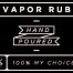 Mini Black Vapor Rub Decal