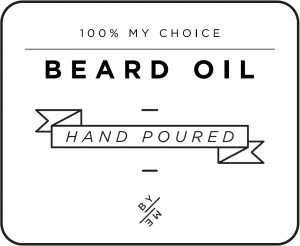 Mini White Beard Oil Decal