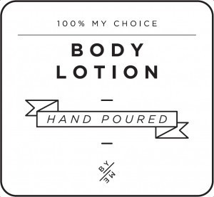 Mini White Body Lotion Decal