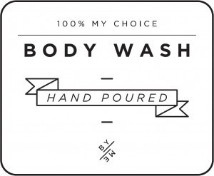 Mini White Body Wash Decal