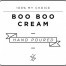 Mini White Boo Boo Cream Decal