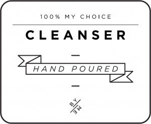 Mini White Cleanser Decal