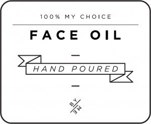 Mini White Face Oil Decal