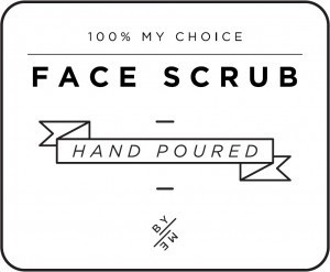 Mini White Face Scrub Decal