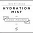 Mini White Hydration Mist Decal