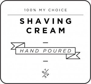 Mini White Shaving Cream Decal