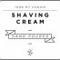 Mini White Shaving Cream Decal