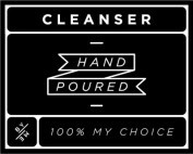 Small Black Cleanser Decal