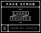 Small Black Face Scrub Decal