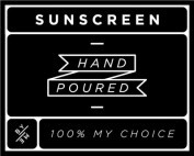 Small Black Sunscreen Decal