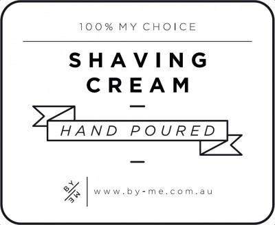 Small White Shaving Cream Decal