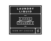 Laundry Liquid Decal Black LARGE