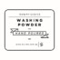 Washing powder label